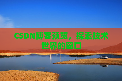 CSDN博客预览,探索技术世界的窗口